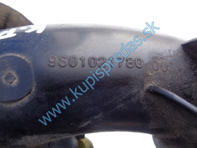 hadica na turbo na citroen berlingo III, 1,6hdi, 9801021780